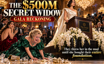 Twenty-four hours after my husband's funeral, my wealthy mother-in-law dragged my suitcases onto the lawn and sneered: "Now that Terence is gone, you get nothing." My sister-in-law filmed my humiliation while laughing in my face. I quietly picked up our muddy wedding album and whispered: "You're right... I have nothing." What they didn't know was that Terence had secretly left me an unencumbered $500 million trust. Six months later, at their glittering black-tie charity gala, I bought their entire foundation, took the stage in an ivory silk gown, and whispered seven calm words into the microphone that made every single one of them drop their champagne glasses in sheer terror. Read the full, unforgettable story of justice, patience, and the ultimate reckoning!