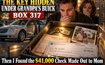 grandfather secret key story, Buick hidden key, safe deposit box 317, $41,000 cashier's check, family secret story, grandfather inheritance mystery, hidden bank box, emotional family story, property deed mystery, brass key mystery, late grandfather story, inheritance secret, family promise, old photograph mystery, emotional inheritance story, secret property deed, grandfather Buick story, bank box discovery