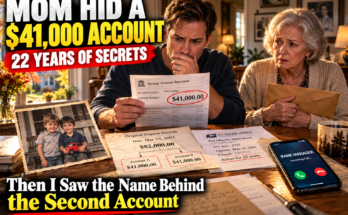 $41,000 secret account, mother's hidden bank account, family money mystery, secret savings account, $82,000 divided accounts, childhood photo mystery, hidden beneficiary, Ohio family story, mysterious bank account, twenty-two-year family secret, unknown boy photograph, father's hidden letter, family financial secret, emotional family mystery, bank manager discovery, hidden childhood friend, old brown envelope, secret money story, family friendship mystery, inheritance discovery