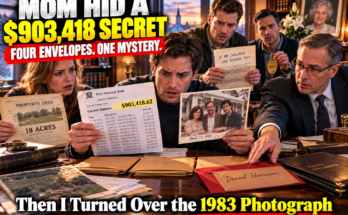 Two weeks after Mom died, our attorney revealed a secret account holding $903,418.62. Then four envelopes gave us an old photograph, an 18-acre deed, Dad's handwritten letter and a brass key stamped 317. But Mom left a fifth envelope with my full name on it—and I wasn't allowed to open it yet.