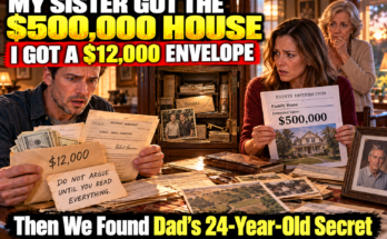sister inherited family house, $12,000 envelope, $500,000 family house, inheritance family secret, hidden property documents, father secret property, family inheritance mystery, sibling inheritance story, old property deed, hidden land inheritance, $1 million land inheritance, father's hidden documents, family money mystery, secret sister story, old family house secret, emotional inheritance story, property inheritance dispute, family financial secret, viral Facebook family story, money and family story