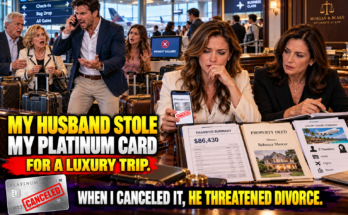 My husband secretly took my platinum card to pay for a vacation with his parents. When I canceled it, he called from the airport screaming, **“Reactivate it right now or I’m divorcing you!”** Then his mother threatened to throw me out of the house. I laughed—because I was sitting in an attorney’s office with the property deed in front of me, and I had just discovered more than **$86,000 in transfers** my husband never told me about. The vacation wasn't even the biggest secret.