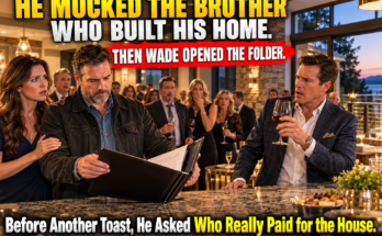 For twenty years, my husband repaired everything his brother needed without charging a dime. At the housewarming, Kurt laughed that some men used their brains while others “just work.” Wade calmly put down his glass and opened a folder. Kurt stopped smiling before the first page reached the countertop. 👉 ...Continue Read More...