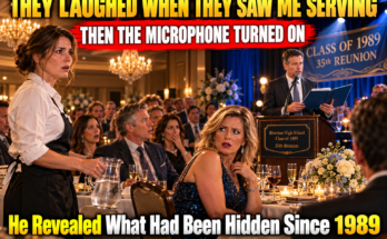 They Laughed at Me for Serving Their Table at Our Thirty-Fifth High School Reunion, Until the Class President Turned on the Microphone and Revealed What Had Been Hidden Since 1989